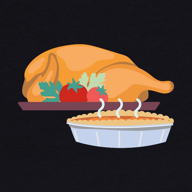 Turkey and Pie by SWON Design